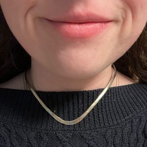 Vintage Hammered Sterling Silver Cuff Collar Necklace